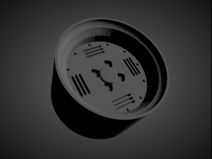 advan a3c scalable and 3d printable rim 3D Print Model