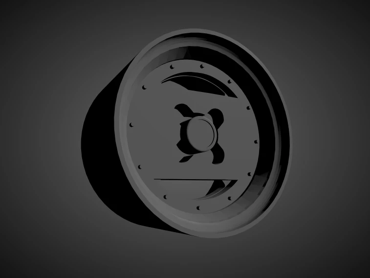 advan a3e scalable and 3d printable rim 3D Print Model .c4d .max .obj .3ds .fbx .stl .blend 