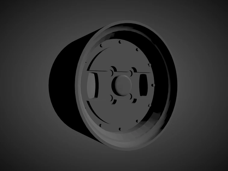 advan brx scalable and 3d printable rim 3D Print Model .c4d .max .obj .3ds .fbx .stl .blend 