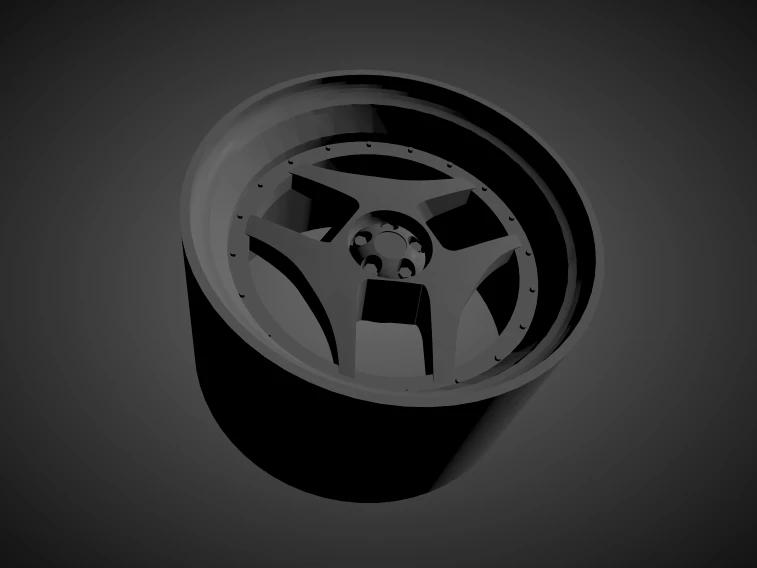 advan sa3 scalable and 3d printable rim 3D Print Model .c4d .max .obj .3ds .fbx .stl .blend 