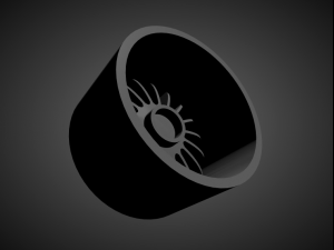 alpina scalable and 3d printable rim 3D 프린트 모델