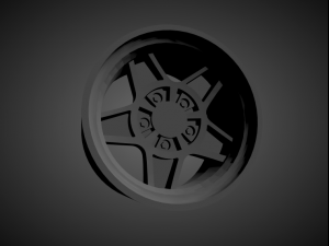 ats classic scalable and 3d printable rim 3D-printmodel
