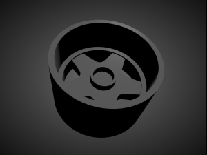 ats classic scalable and 3d printable rim 3D Принт Модель