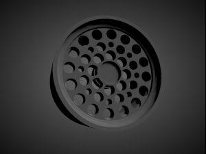 ats pepperpots scalable and 3d printable rim 3D Print Model
