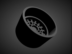ats pepperpots scalable and 3d printable rim 3D Print Model