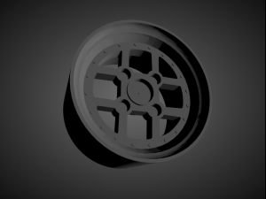 august japan feroce 4h scalable and 3d printable rim 3D Print Model