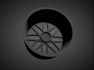 bbs cs-4 scalable and 3d printable rim 3D Print Model