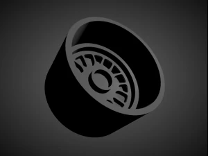 bbs e14 scalable and 3d printable rim 3D Print Model
