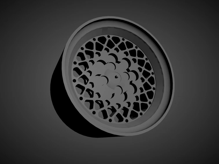 bbs e30 rennsport scalable and 3d printable rim 3D Print Model .c4d .max .obj .3ds .fbx .stl .blend