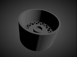 bbs e30 rennsport scalable and 3d printable rim 3D Baskı Modeli