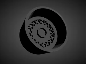 bbs e32 scalable and 3d printable rim 3D Print Model