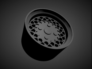 bbs e33 scalable and 3d printable rim 3D Print Model