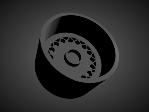 bbs e33 scalable and 3d printable rim 3D Print Model