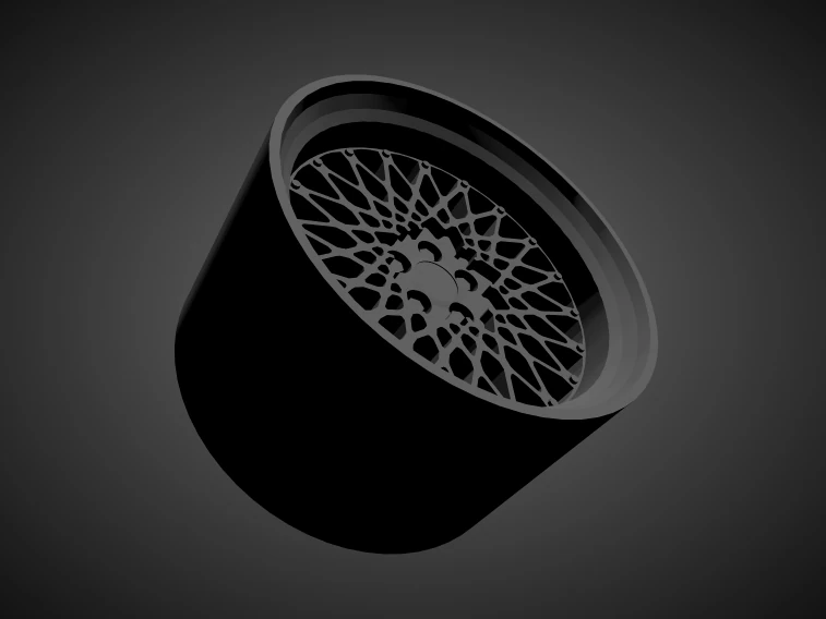 bbs e49 scalable and 3d printable rim 3D Print Model .c4d .max .obj .3ds .fbx .stl .blend 