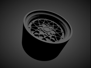 bbs e61 scalable and 3d printable rim 3D 프린트 모델