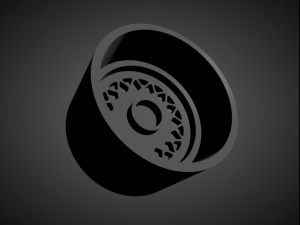 bbs e75 scalable and 3d printable rim 3D Print Model