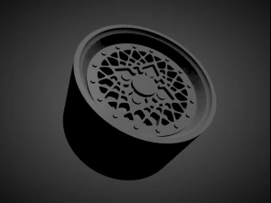 bbs e76 &ouml;l&ccedil;eklenebilir ve 3 boyutlu yazdırılabilir jant 3D Baskı Modeli