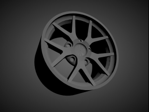 bbs fi-r scalable and 3d printable rim 3D Print Model