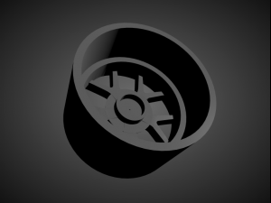 bbs fi-r scalable and 3d printable rim Model Cetak 3D