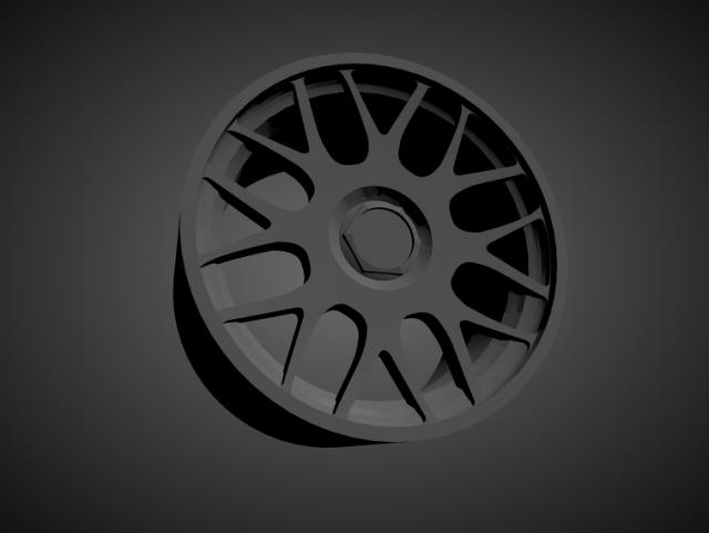 bbs rc scalable and 3d printable rim 3D Принт Модель .c4d .max .obj .3ds .fbx .stl .blend 