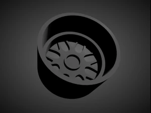 bbs rc scalable and 3d printable rim 3D Print Model