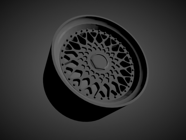 bbs rs scalable and 3d printable rim 3D Принт Модель .c4d .max .obj .3ds .fbx .stl .blend 