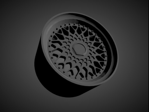 bbs rs scalable and 3d printable rim 3D 프린트 모델