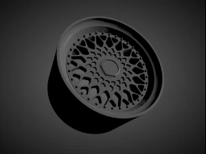 bbs rs scalable and 3d printable rim 3D Print Model