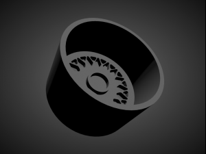 bbs rs scalable and 3d printable rim 3D Принт Модель