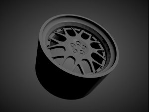 bbs rs-gt scalable and 3d printable rim 3D Print Model