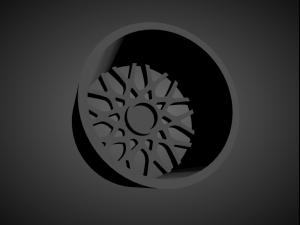 bbs rx-r scalable and 3d printable rim 3D प्रिंट मॉडल