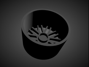 wci sy10 scalable and 3d printable rim Modello di stampa 3D