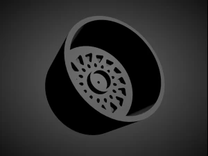 wci sa07 scalable and 3d printable rim 3D Print Model