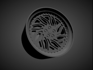 wci jb1 scalable and 3d printable rim 3D Baskı Modeli