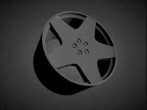 vossen vps-318 scalable and 3d printable rim 3D Print Model