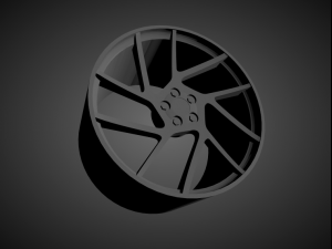 vossen nv2 scalable and 3d printable rim 3D प्रिंट मॉडल