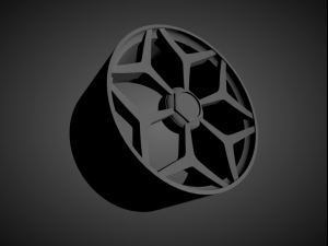 vossen nv1 scalable and 3d printable rim 3D Print Model