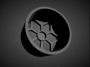 vossen nv1 scalable and 3d printable rim 3D Print Model