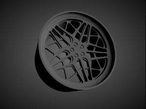 vossen ml-r3 scalable and 3d printable rim 3D 프린트 모델