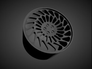 vossen ml-r2 scalable and 3d printable rim 3D Print Model