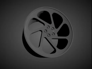 vossen lc-108t スケーラブルで 3D 印刷可能なリム 3Dプリントモデル