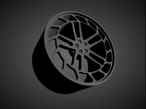 vossen lc2-c1 スケーラブルで 3D 印刷可能なリム 3Dプリントモデル