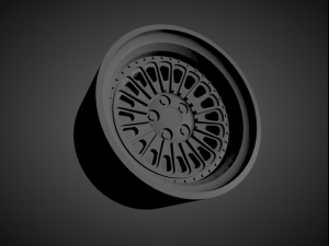 vossen era-3 scalable and 3d printable rim 3D Baskı Modeli