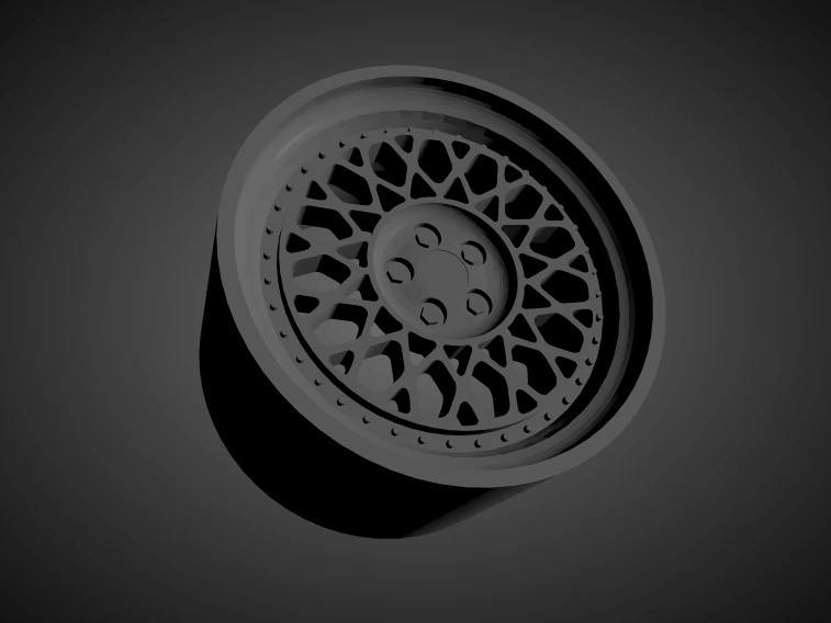 vossen era-1 scalable and 3d printable rim 3D Print Model .c4d .max .obj .3ds .fbx .stl .blend 