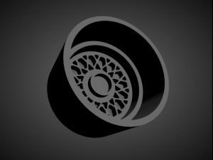 vossen era-1 scalable and 3d printable rim Model do druku 3D