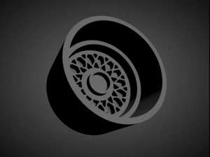 vossen era-1 scalable and 3d printable rim 3D Print Model