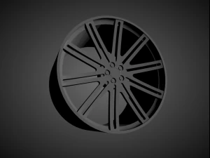 vossen cv4 scalable and 3d printable rim 3D Print Model