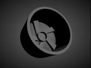 vossen cg-210t scalable and 3d printable rim 3D Print Model