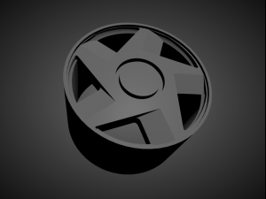 volvo 960 oem scalable and 3d printable rim 3D Print Model