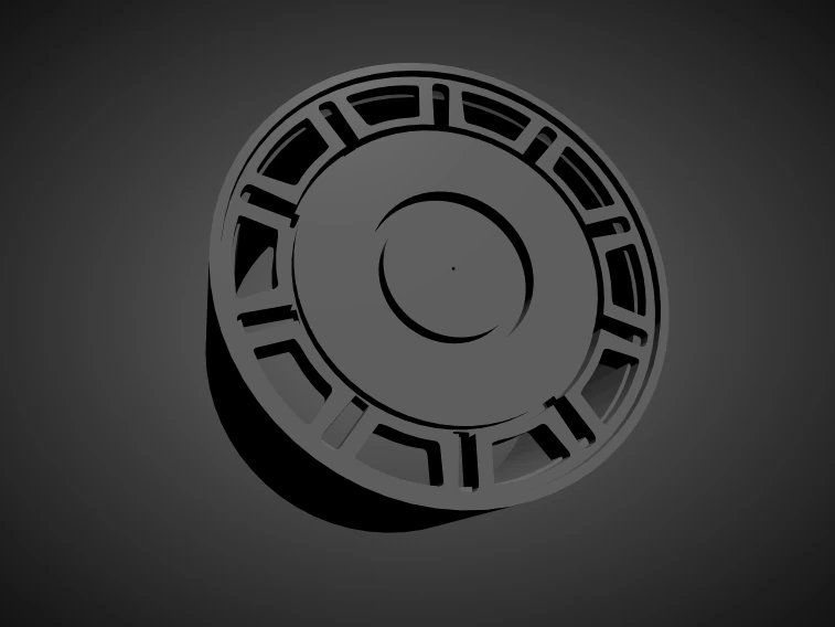 volvo 760 oem scalable and 3d printable rim 3D Print Model .c4d .max .obj .3ds .fbx .stl .blend 